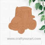 Tractor Pre Marked MDF Design 1