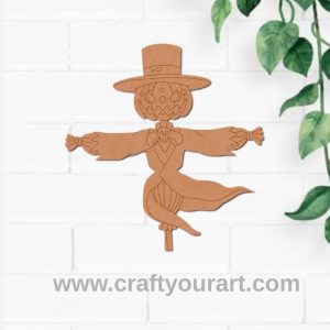 Halloween Scarecrow Pre Marked MDF Design 1