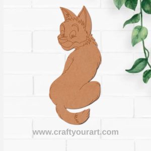 Caracal Wild Cat Pre Marked MDF Design 3