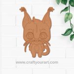 Caracal Wild Cat Pre Marked MDF Design 2