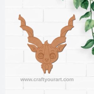 Markhor Wild Goat Pre Marked MDF Design 1