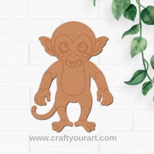 Squirrel Monkey Pre Marked MDF Design 2