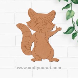 Raccoon Pre Marked MDF Design 1