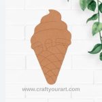 Ice Cream Pre Marked MDF Design 1