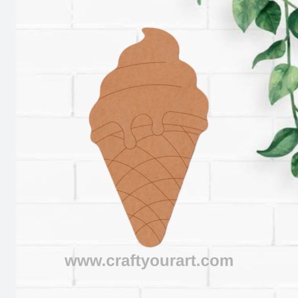 Ice Cream Pre Marked MDF Design 1