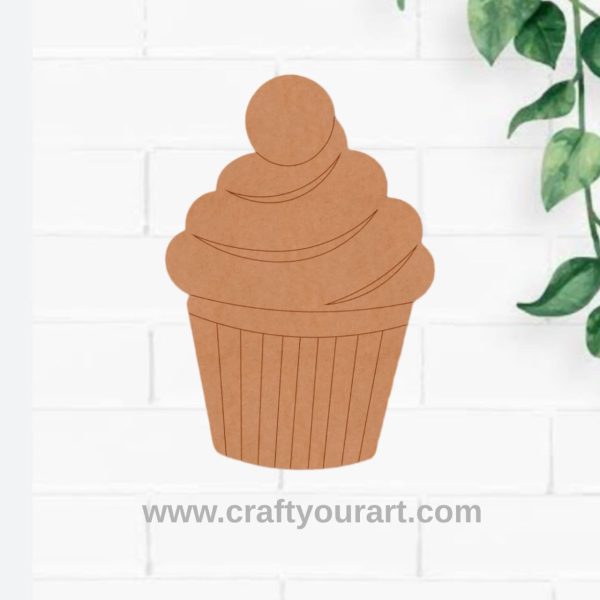 Cupcake Pre Marked MDF Design 1