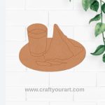 Samosa Chai Base Pre Marked MDF Design 1
