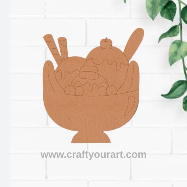 Ice Cream Pre Marked MDF Design 9