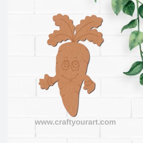 Carrot Pre Marked MDF Design 1