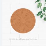 Orange Pre Marked MDF Design 1