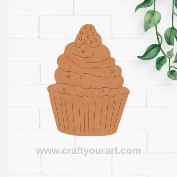 Cupcake Pre Marked MDF Design 2