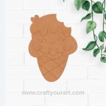 Ice Cream Pre Marked MDF Design 2