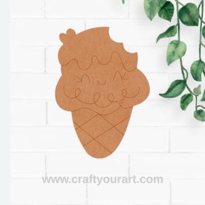 Ice Cream Pre Marked MDF Design 2