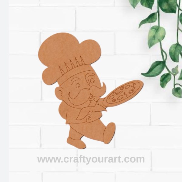 Pizza Chef Pre Marked MDF Design 1