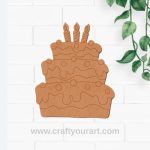 Cake Pre Marked MDF Design 3