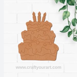 Cake Pre Marked MDF Design 3