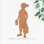 Milk Man Pre Marked MDF Design 1