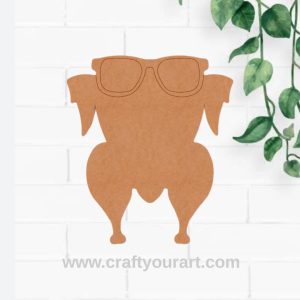 Friends Chicken Pre Marked MDF Design 1