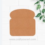 Bread Slice Cutout MDF Design 1