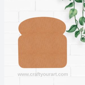 Bread Slice Cutout MDF Design 1