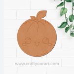 Orange Pre Marked MDF Design 4