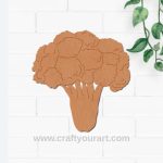 Broccoli Pre Marked MDF Design 2