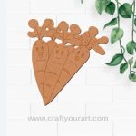 Carrots Pre Marked MDF Design 1