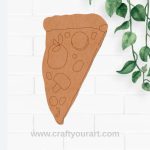 Pizza Slice Pre Marked MDF Design 1