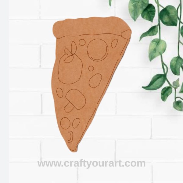 Pizza Slice Pre Marked MDF Design 1
