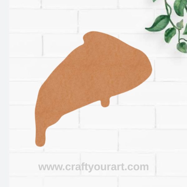 Pizza Slice Cutout MDF Design 1