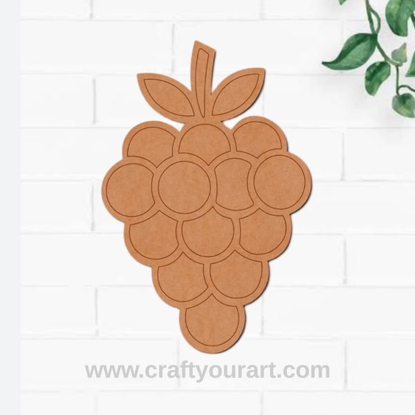 Grapes Pre Marked MDF Design 1