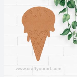 Ice Cream Pre Marked MDF Design 5