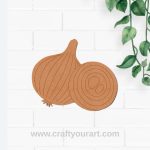 Onion Pre Marked MDF Design 2