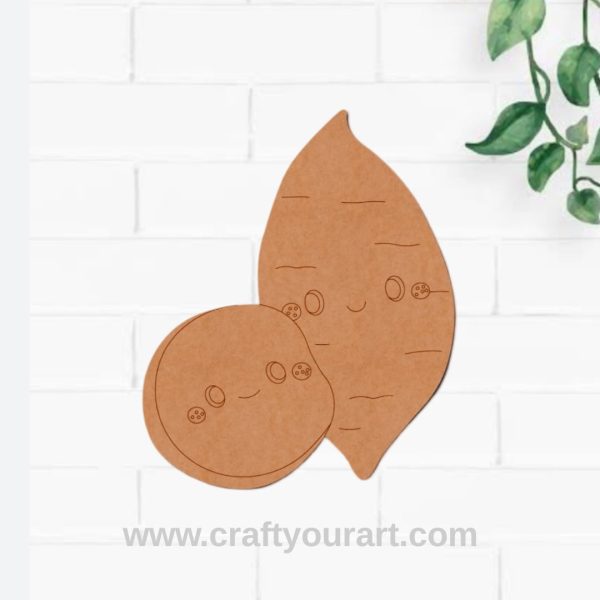 Sweet Potato Pre Marked MDF Design 1