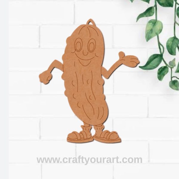 Cucumber Pickle Pre Marked MDF Design 1