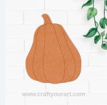 Pumpkin Pre Marked MDF Design 4