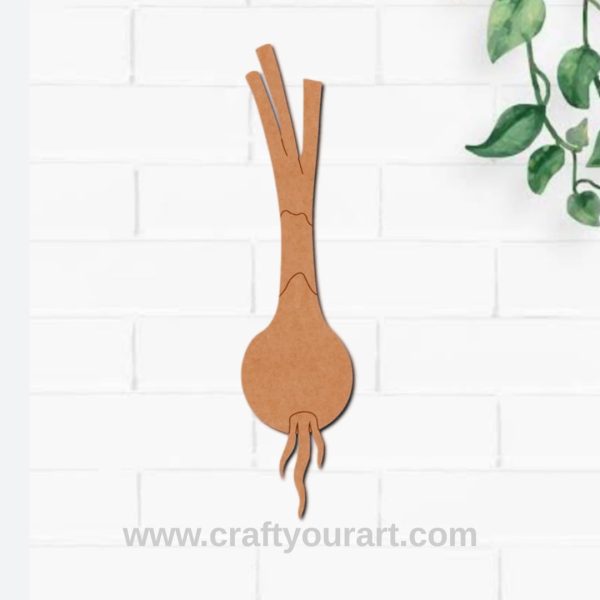Spring Onion Pre Marked MDF Design 1