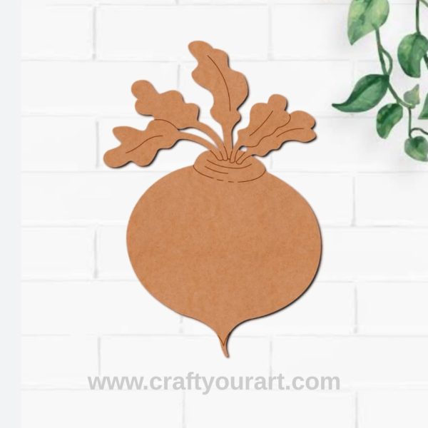Turnip Pre Marked MDF Design 1