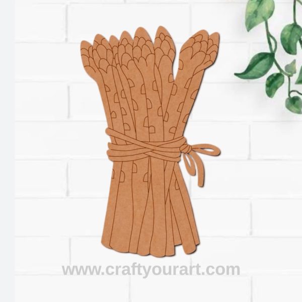 Asparagus Pre Marked MDF Design 1
