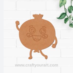 Pomegranate Pre Marked MDF Design 1