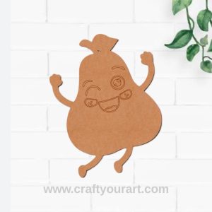 Pear Pre Marked MDF Design 1