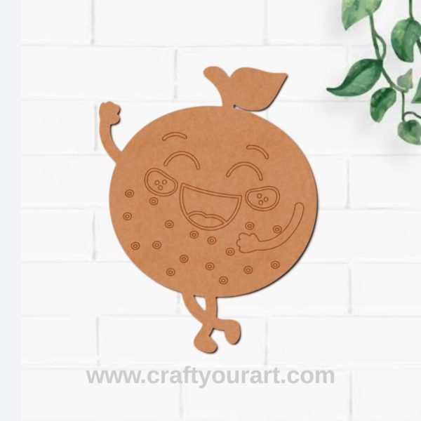 Orange Pre Marked MDF Design 2