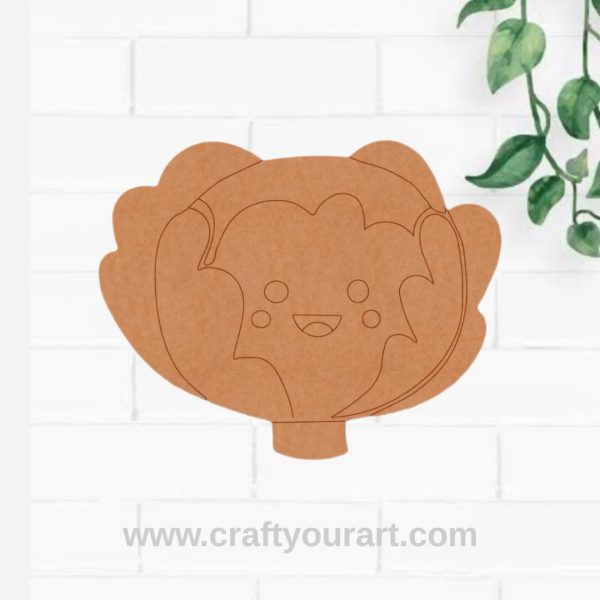Cabbage Pre Marked MDF Design 1