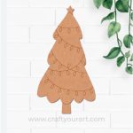 Christmas Tree Pre Marked Design 3