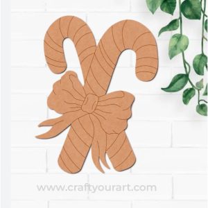 Christmas Candy Cane Pre Marked Design 1