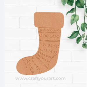 Christmas X-mas Stocking Pre Marked Design 3