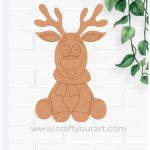 Christmas Reindeer Pre Marked Design 3