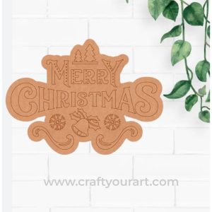 Christmas Pre Marked Base MDF Design 1