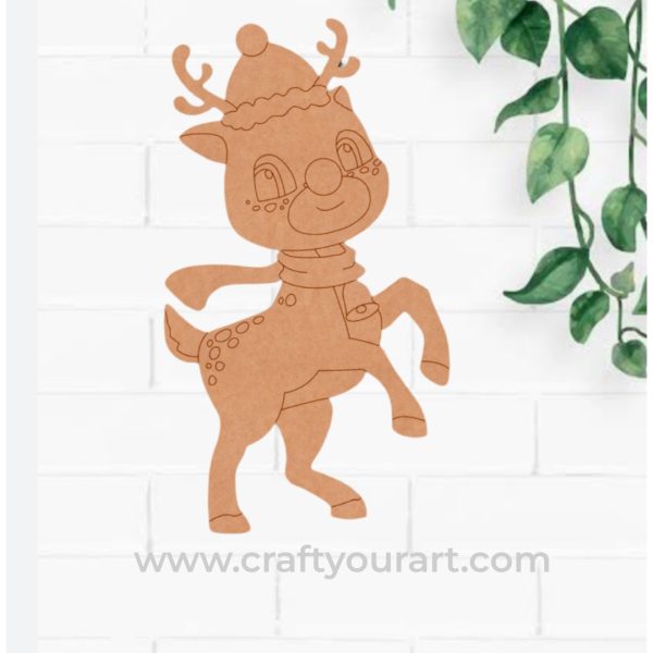 Christmas Reindeer Pre Marked Design 7