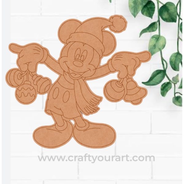 Christmas Mickey Mouse Pre Marked Design 1